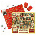 🎅 Calendrier de l'Avent puzzle compte à rebours de Noël – 24 jours de plaisir festif | Coffret puzzle de 1000 pièces pour les fêtes 🎁✨ Commandez maintenant et profitez de 10 % de réduction !